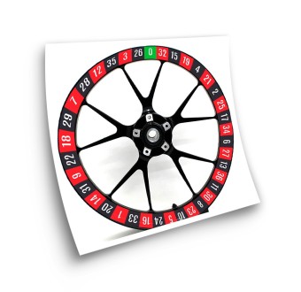 Specials Roulette Casino Rims Motorbike Stickers - Star Sam