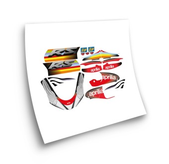 Aprilia Black RS 50 Motorbike Stickers  Year 2004 - Star Sam