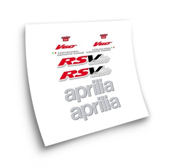 Aprilia RSV Mille Motorbike Stickers Year 1999 Black - Star Sam