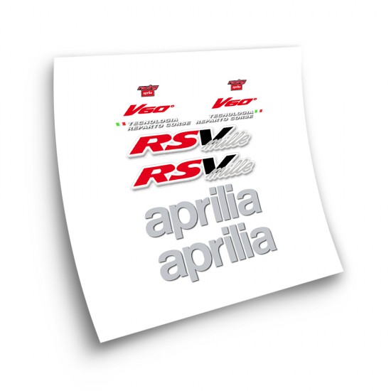 Αυτοκόλλητα Moto Aprilia RSV Mille Έτος 1999 Μαύρο - Star Sam