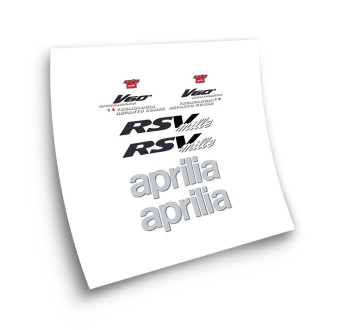 Aprilia RSV Mille Motorbike Stickers Year 1999 Red - Star Sam