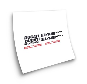 Ducati 848 Evo Motorrad Aufkleber  Special Edition - Star Sam