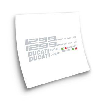 Ducati Red 1299 Panigale Motorbike Stickers Grey - Star Sam