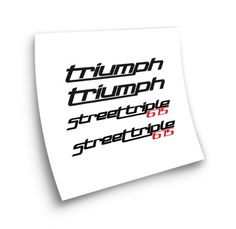 Αυτοκόλλητα ποδηλάτου δρόμου Triumph Street triple 675 - Star Sam