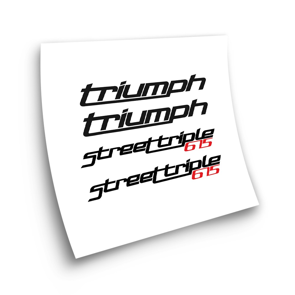 Triumph Street triple 675  Motorbike Sticker  - Star Sam