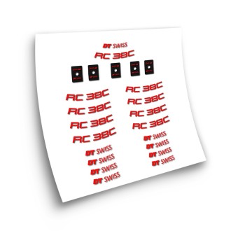 Stickers Pour Jantes de Velo DT Swiss RC38 38mm - Star Sam