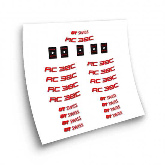 Stickers Pour Jantes de Velo DT Swiss RC38 38mm - Star Sam