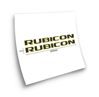 Conjunto De Autocolantes Rubicon Para Automóveis - Star Sam