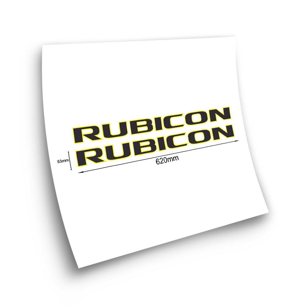 Rubicon Car decals Set - Star Sam