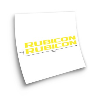 Conjunto De Autocolantes Rubicon 2 Para Automóveis - Star Sam