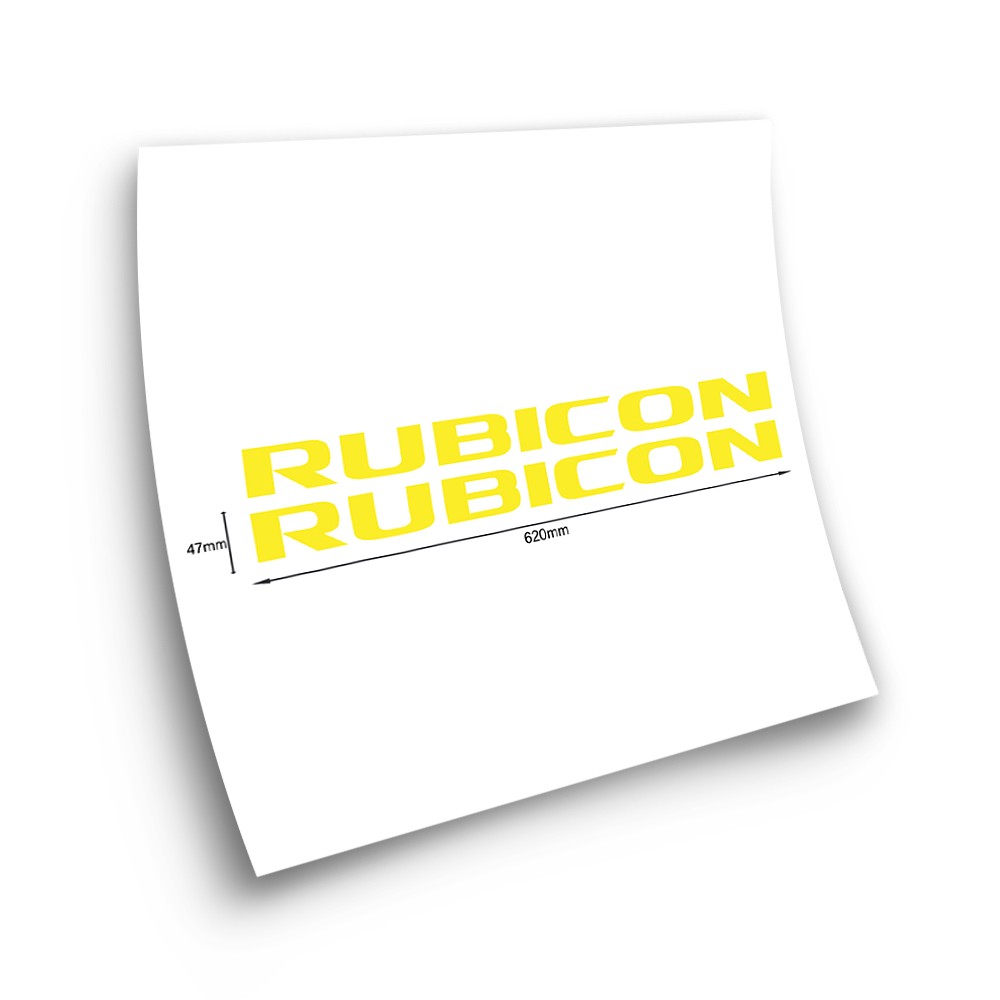 Rubicon  Car Stickers - Star Sam