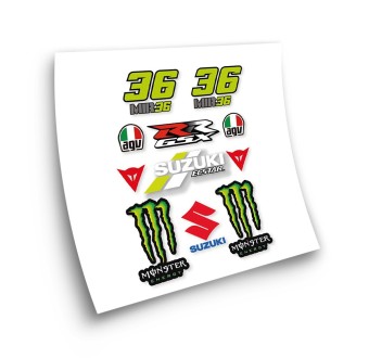 Joan Mir Αυτοκόλλητα μοτοσικλέτας Suzuki Monster Moto GP - Star Sam