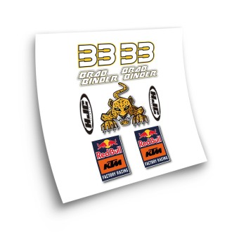 Kit Autocollants compatible avec Moto GP Brad Binder 33