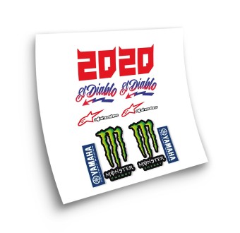 Moto GP Fabio Quartararo Yamaha Motorbike Stickers  - Star Sam