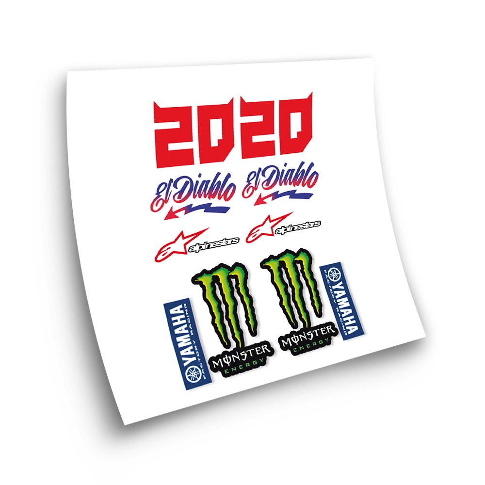 Kit 2 HONDA Stickers Written mm.200xmm.24 - Decals Stickers Aufkleber  Pegatinas MotoGP SBK Valentino Rossi 46 Ferrari Red Bull