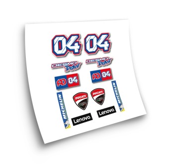 Moto GP Andrea Dovizioso 04 Motorbike Stickers - Star Sam