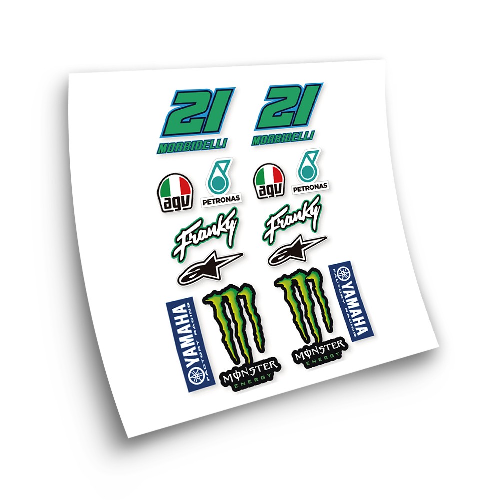 Moto GP Franco Morbidelli Kit Motorbike Stickers  - Star Sam