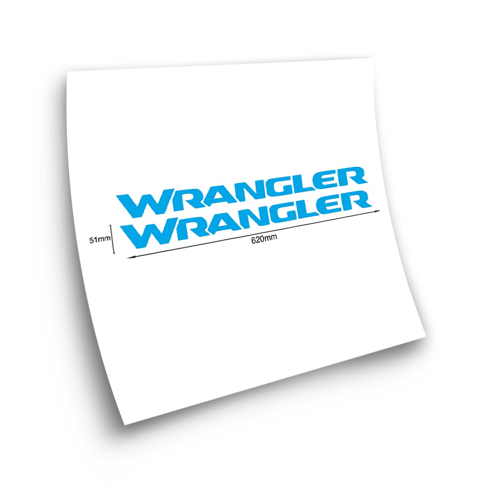 Wrangler Car Stickers Set - Star Sam