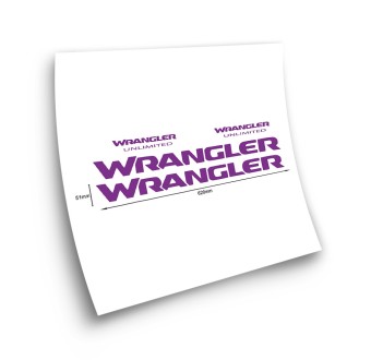 Set Di Adesivi Per Auto Wrangler Unlimited - Star Sam