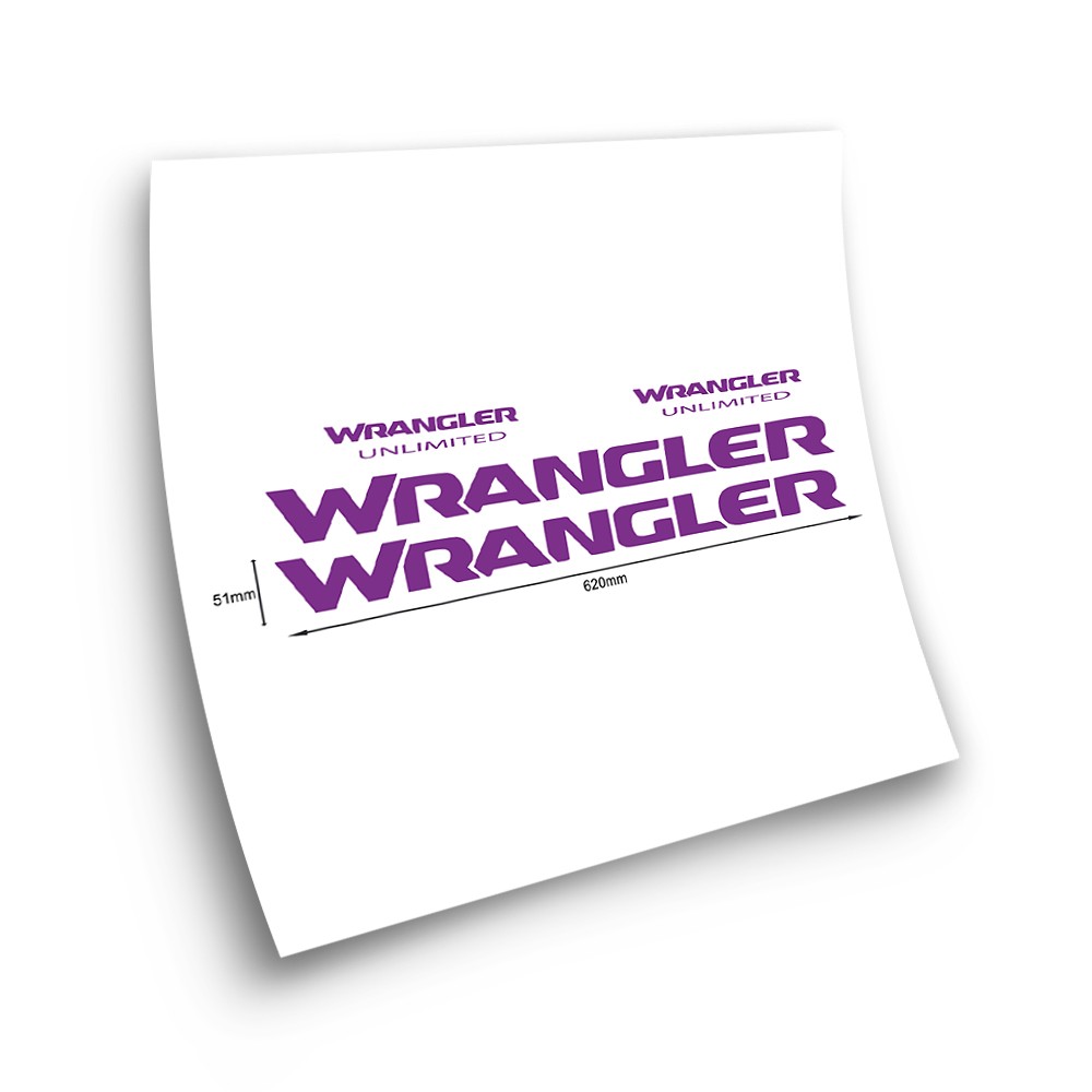 Wrangler Unlimited Car Stickers Set - Star Sam