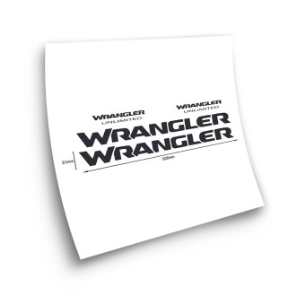 Conjunto De Autocolantes Wrangler Unlimited Para Automóveis - Star Sam