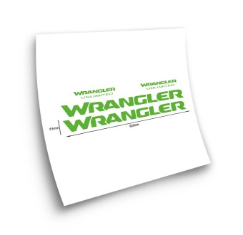 Set Di Adesivi Per Auto Wrangler Unlimited - Star Sam