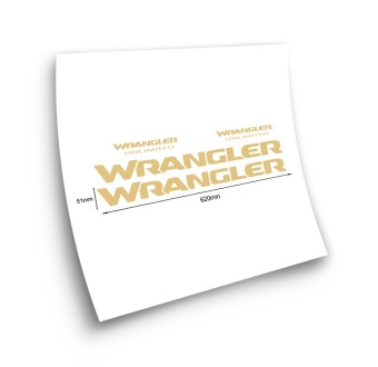 Wrangler Unlimited Autoaufkleber Set - Star Sam