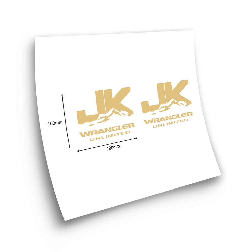 Wrangler JK Car Stickers Set - Star Sam