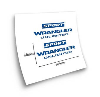 Set Autocollants Pour Voiture Wrangler Sport - Star Sam