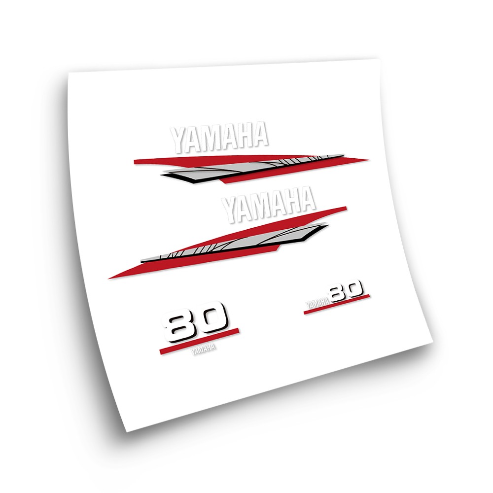 Stickers Pour Bateaux Moteur Hors-Bord Yamaha 80 - Star Sam