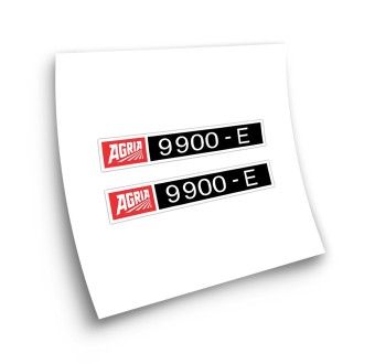 Stickers tracteurs Agria Modello 9900-E 2 Adhesifs - Star Sam