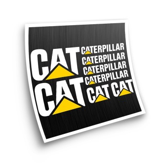 Αυτοκόλλητα για τρακτέρ Caterpillar Εκσκαφείς CAT - Star Sam