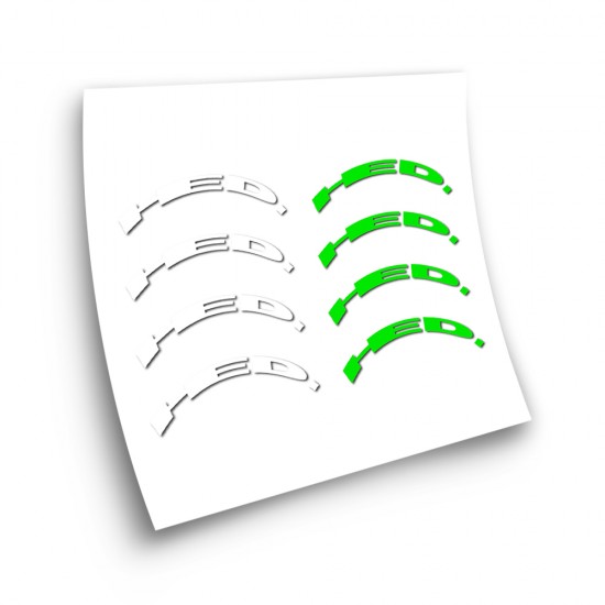Hed 88mm Felgen Fahrrad-Aufkleber Farbe Wahlen - Star Sam