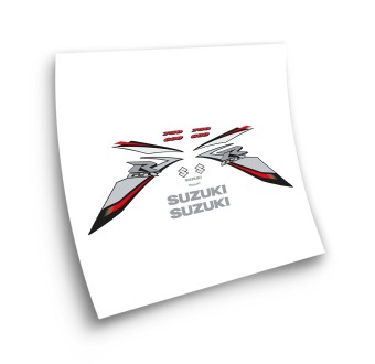 Suzuki GSXR 600-750 K9 Motorbike Stickers 2009 White - Star Sam