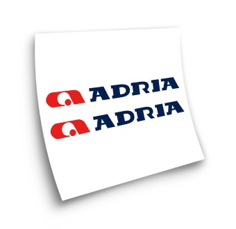 2 x Aufkleber kompatibel mit für Caravan ADRIA Camping Wohnmobil Stickers