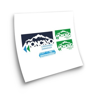 Moncayo Versailles 375-A Camper Van Stickers - Star Sam