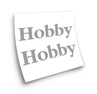 Hobby 2 Stickers Choose Colour Camper Van Stickers - Star Sam