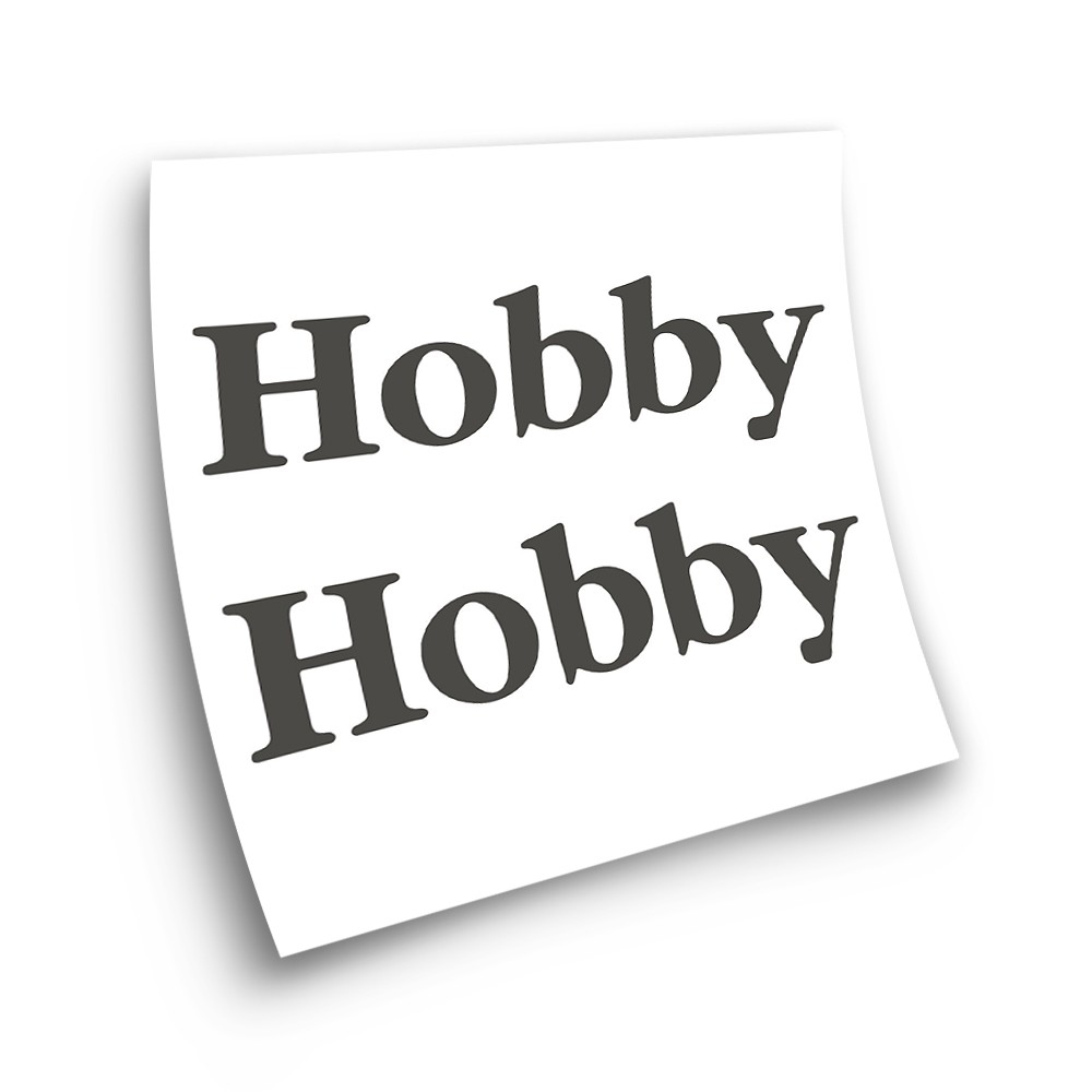 Hobby 2 Stickers Choose Colour Camper Van Stickers - Star Sam