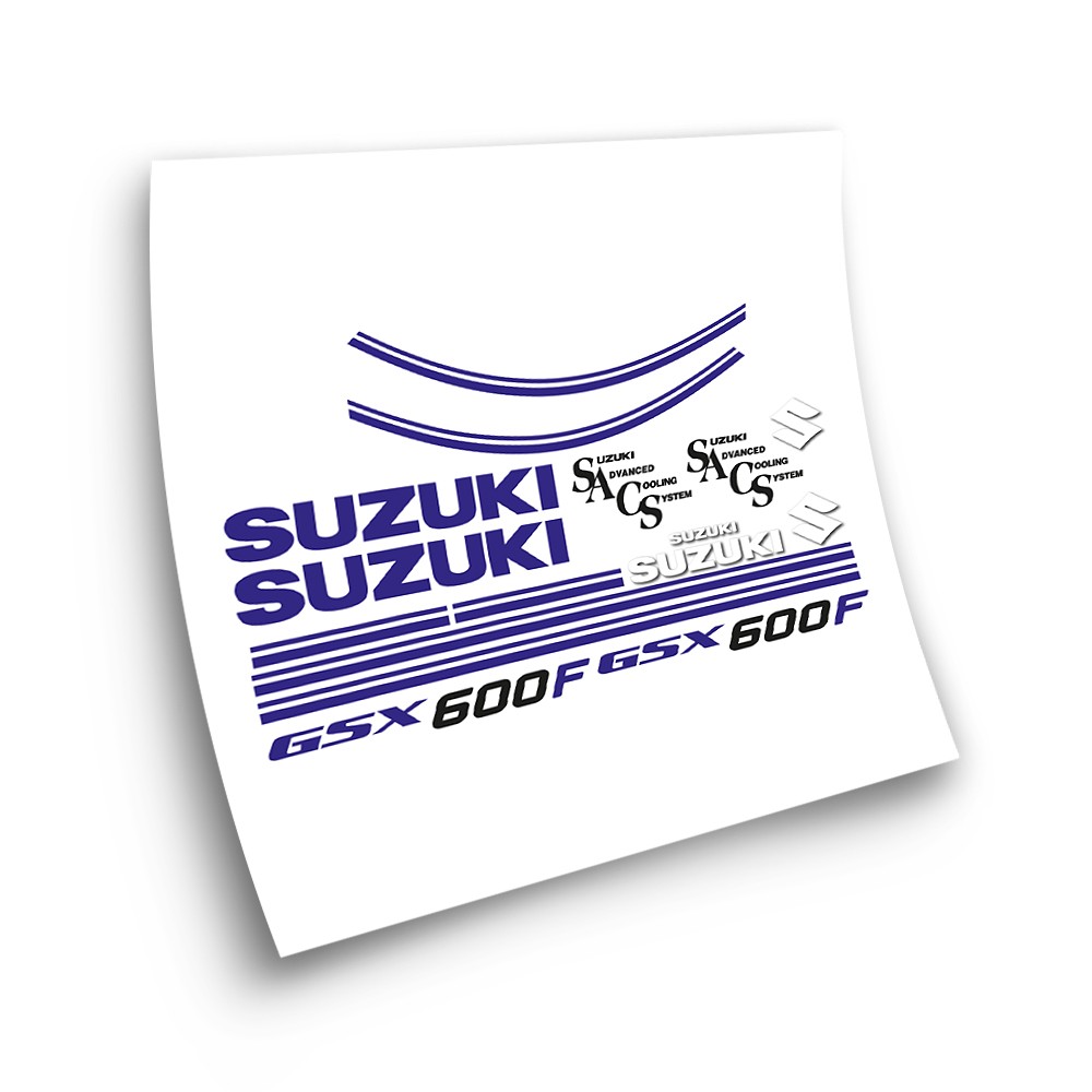 Adesivi Per Moto Da Strada Suzuki GSX600F Anno 1988 - Star Sam