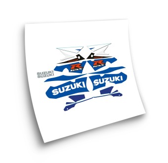 Suzuki GSXR 600 Motorbike Stickers Year 2003 White - Star Sam