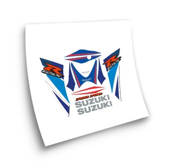 Suzuki GSXR 750 Motorbike Stickers Year 2007 Blue - Star Sam