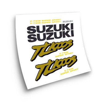 Autocollants Pour Motos de Sport  Suzuki TL1000S Rouge - Star Sam