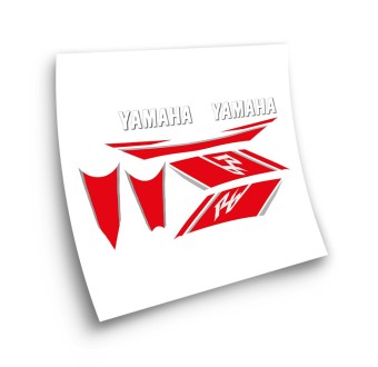 Yamaha YZF R6 Motorbike Stickers Year 2008 White - Star Sam