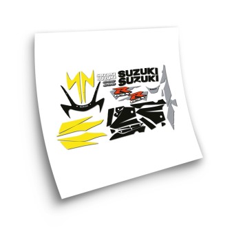 Autocolantes Moto Suzuki GSXR 600 Ano 2002 Preto - Star Sam