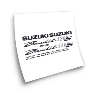 Suzuki GSF 1200S Bandit Motorbike Stickers 2001 Silver - Star Sam