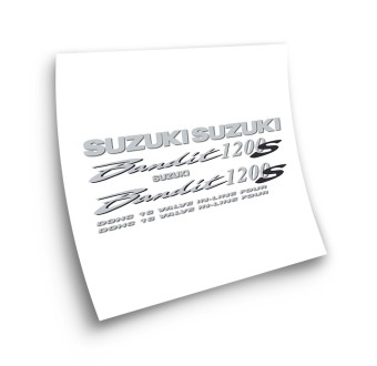 Suzuki GSF 1200S Bandit Motorbike Stickers 2001-02 Red - Star Sam