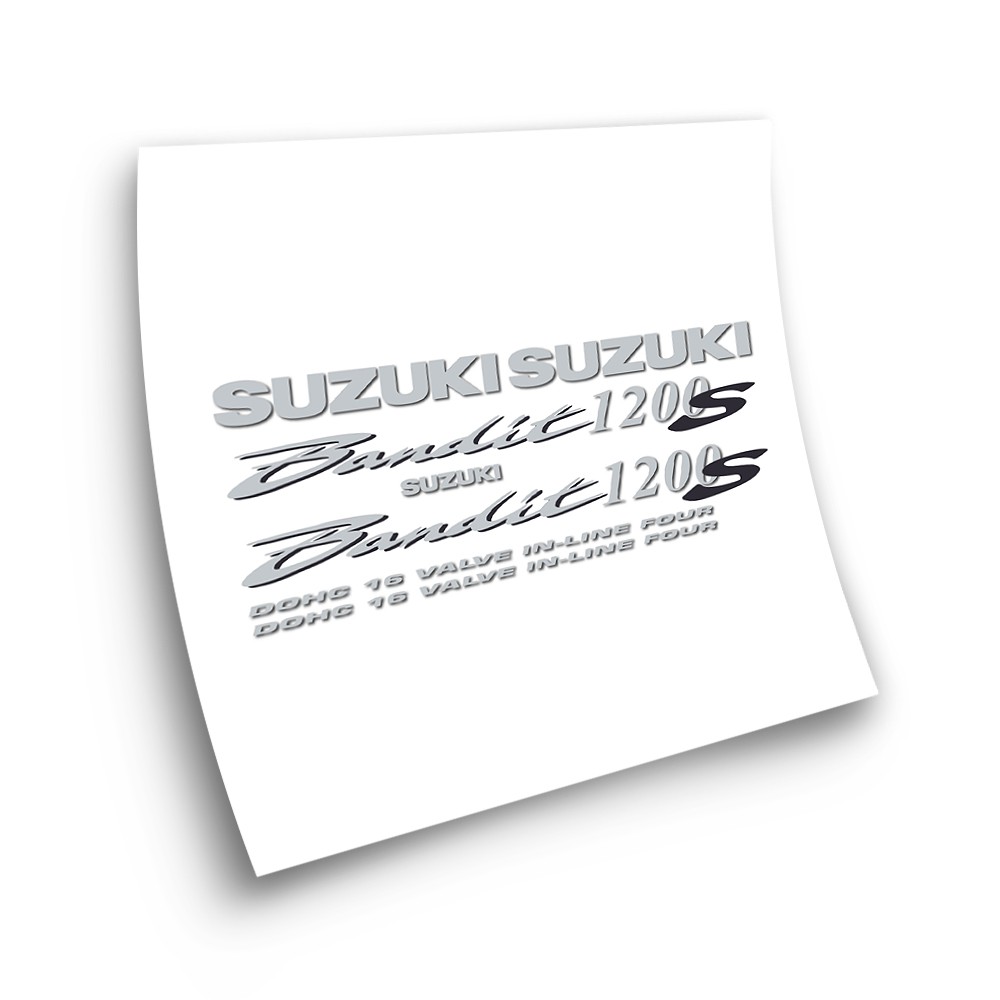 Suzuki GSF 1200S Bandit Motorbike Stickers 2001-02 Red - Star Sam