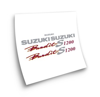 Suzuki GSF 1200S Bandit Motorbike Stickers 1995 Silver - Star Sam