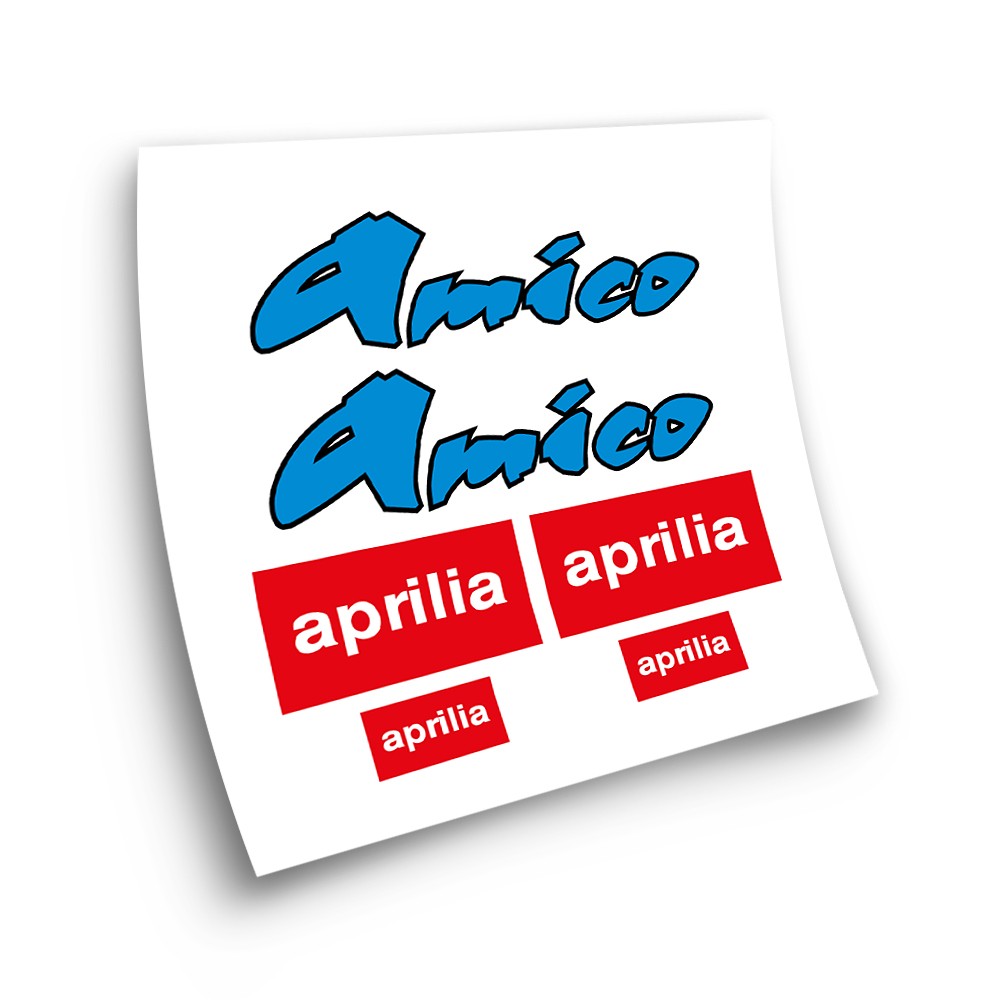 Autocollants Pour Motos Scooter Aprilia Amico - Star Sam