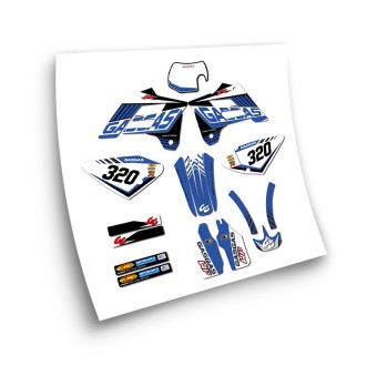 Stickers Moto Gas Gas EC Ano 2002 a 2006 Azul - Star Sam